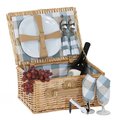 The Finishing Touch Boothbay 2 Person Picnic BasketNatural FI454165